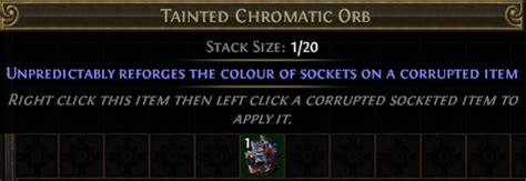 poe tainted chromatic orb calculator.